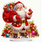 Preview: Diamond Painting 5D Weihnachtsmann